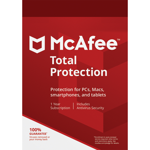 McAfee Total Protection – 1-Year / 3-Devices
